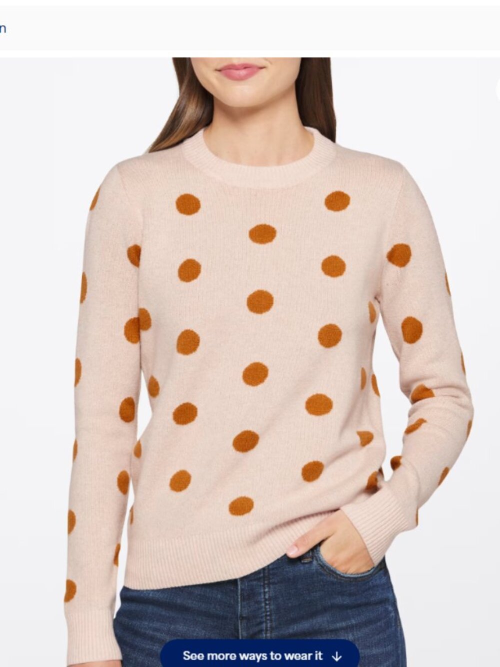 Sz L   Mason & Belle  KeeKee Long Sleeve Sweater